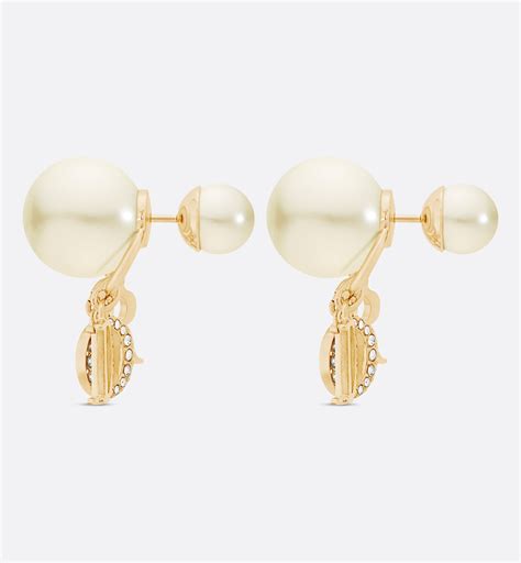 dior tribales ohrringe grosse perle|Dior tribales earrings.